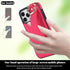 Compatible with iPhone 13 Pro Case 6.1 Inch with Ring and Finger Strap, Shockproof Stylish Protective Cover for iPhone 13 Pro (Rose-red)...