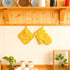 Oven Mitts and Potholders BBQ Gloves-Oven Mitts and Pot Holders with Recycled Infill Silicone Non-Slip Cooking Gloves for Cooking Baking Grilling ...