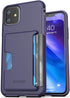 ENCASED iPhone 11 Wallet Case (2019) Ultra Durable Cover with Card Holder Slot (4 Credit Cards Capacity) Purple...