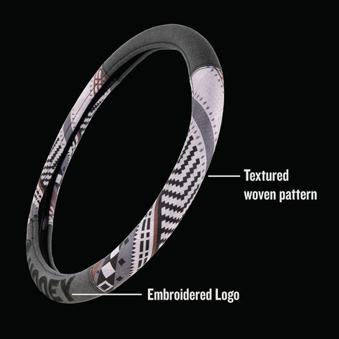 Hooey Steering Wheel Cover, Universal-Fit, Easy to Install for Cars, Truck, Van, SUV, Hazer (Baja)...