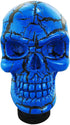 Abfer Car Gear Shifter Knob Skull Car Accessories Stick Shift Knobs with Black Pattern Fit Most Manual Automatic Vehicle (Blue)...