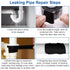 Self Fusing Silicone Tape, 16.4ft 1inch Wide Self Amalgamating Tape Heavy Duty Pipe Tape Leak Proof Waterproof Plumbing Tape Rubber Sealing Pipe W...