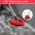 Spin Mop Replace Head Base Scrub Mop Brush Head Replacement for O Ceda EasyWring 1 Tank System, Shower Floor Scrubber, Hard Bristle Cleaning Brush...