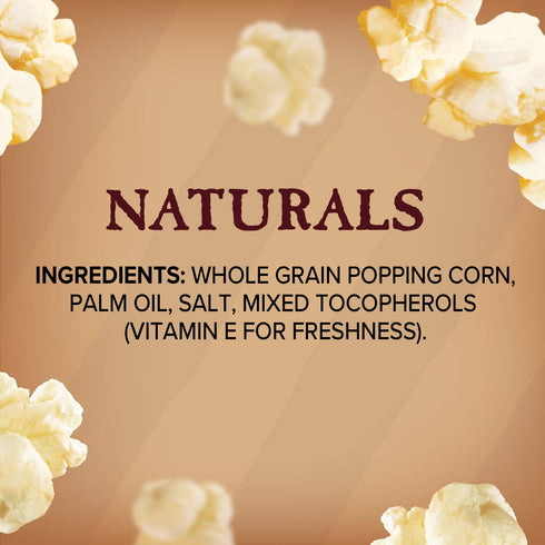 Orville Redenbacher's Naturals Simply Salted Popcorn, Classic Bag, 3-Count...