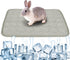 Summer Cooling Mat Washable Bunny Bed for Small Animal Rabbit Bed Mat, Guinea Pig Cage Liner Hamster Pee Pad, Fleece Sleep Pad for Squirrel, Hedge...