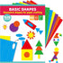 828 Shapes Math Pattern Play Craft Basic Shapes Circles Triangles Squares Ovals Creative Paper Shapes Art Pack Punch Out Geometric Shapes for in 3...