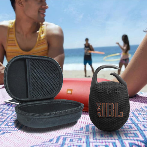 Case for JBL Clip 5 Portable Bluetooth Speaker, Cover for JBL Clip 5 Speaker, Waterproof and Dustproof Feature, for home, outdoor and travel(Black...