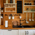 Blue Donuts Countertop - Easy One-Handed Tear , Farmhouse paper towel holder, Black Paper Towel Dispenser Countertop...