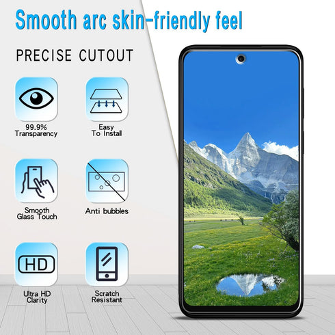 Slanku (3 Pack) Screen Protector for Motorola Moto G 5G 2023 Tempered Glass, Anti Scratch, Bubble Free, Easy to install......