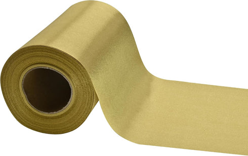 8 Inch x 25 Yards Gold Satin Ribbon for Cutting Ceremony Wide Solid Fabric Large Ribbon for Grand Opening Wedding Birthday Party Decoration Bows C...