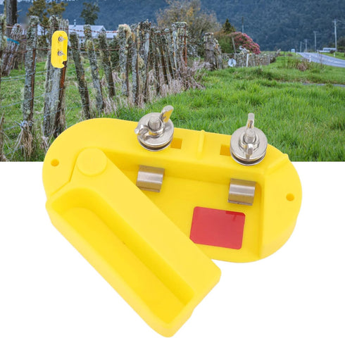Hztyyier Cut Off Switch Electric Fence Switch Portable Plastic Fence Wire Tensioner Power Disconnect for Livestock Farm...