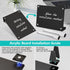 2Pack Desktop Black Acrylic Dry Erase Board with Stand, 8x6" Magnetic Acrylic Calendar Black Whiteboard Desk Easel, Mini Weekly Menu Daily Planner...