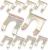 10PCS Brake Line Clips, U Shape Metal Brake Line Clips Brake Line Retainer Brake Hose Bracket Replacement Hose Retaining Clip Brake Hose Lock for ...