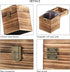 Wood Rustic Trading Deck Box Cards Cards Sports Storage Organizer Boxes Holder Compatible With PM TCG Card Box...
