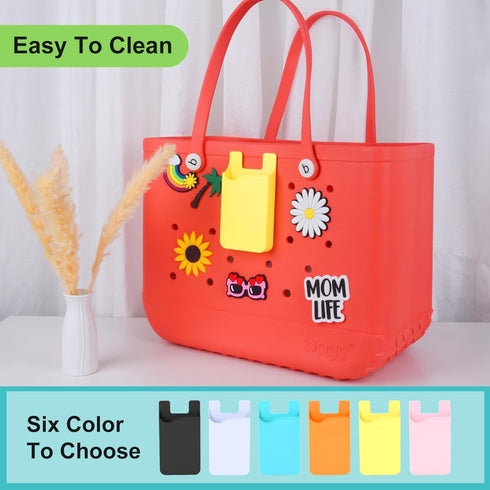 Phone Holder for Bogg Bag Accessories Inserts, Universal Hard ABS Plastic Phone Case Phone Holder for Simple Modern Bag & XL Bogg Bag, Insert Acce...