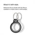 Belkin Apple AirTag Reflective Secure Holder With Key Ring - AirTag Holder - AirTag Keychain Accessories - Reflective & Scratch Resistant AirTag C...