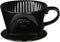 Kalita #01005 Kalita Ceramic Coffee Dripper, For 1-2 People, Black...