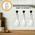 Vonty 2pcs ABS Non Stick Rice Paddle Spoon 7.8 Inch, White A...