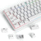 Owpkeenthy 128-Key Japanese White PBT keycaps Custom Minimalist 75 Percent XDA Keycap Set for 60% 65% 75% Fullsize MX Switches MAC Mechanical Keyb...