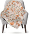 cute forest animals baby blankets soft warm fuzzy plush squirrel mouse fawn fox hare hedgehog bird bed throw blanket for newborn infant toddler gi...
