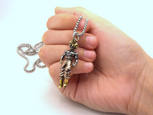 new Anime stainless steel DBZ sayin dragon Necklace Cadena 2024, yellow, red, silver...