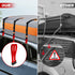 6 Rooftop Cargo Tie Down Hook Straps - Secure Any Car Roof Bag, Roof Rack Cargo Carrier, or Car Top Carrier, No Roof Rack Required, Compatible wit...