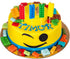 BBTO 16 Pcs Building Block Candles Brick Birthday Cake Candles Topper Sparkler Novelty Decor Building Block Construction Party Themed Decoration F...