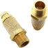 E-outstanding 5Pcs Solenoid valve copper muffler Pneumatic Muffler Silencer Adjustable 1/4 inch Threaded Air Filter Flow Speed Controller Muffler ...