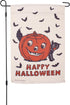 Primitives by Kathy 114325 Happy Halloween Classic Pumpkin Design Decorative Garden Flag, Multicolor...