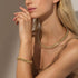 WOWORAMA Two Tone Gold Silver Cuban Link Chain Necklace Choker Unisex Chunky Chain Choker Necklace for Women Men, 18"...
