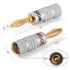 WGGE WG-009 Banana Plugs Audio Jack Connector 12 Pairs / 24 pcs, 24k Gold Dual Screw Lock Speaker Connector for Speaker Wire, Wall Plate, Home The...