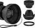 EEEkit 58mm Hard Lens Hood + 58mm Soft Lens Hood + 58mm UV Filter Lens Kit for Canon Rebel T7i T6S T6i T6 T5i T5 T4i T3i T3 T2i T1i XT XTi XSi SL1...