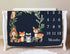 Woodland Baby Monthly Milestone Fleece Blanket, Black, 50x40, Includes Marker...