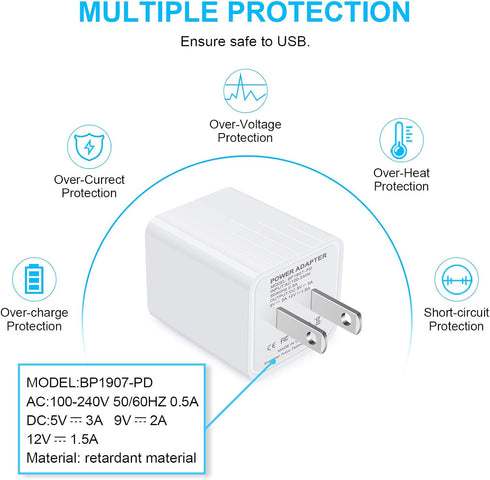 Pixel 8a Fast Charger for Google Pixel 8 Pro 7a 7 Pro 6a 6 Pro 6 5 4 3 2 Pixel 4XL 3XL 2XL, 20W PD Wall Power Adapter 6ft Type C Fast Charging Cab...