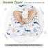 david's kids 2 Pack Baby Sleep Sack 6-12 Months, Rayon Derived from Bamboo?Soft Cooling Sleep Sacks for Summer, TOG 0.5 Baby Wearable Blankets wit...