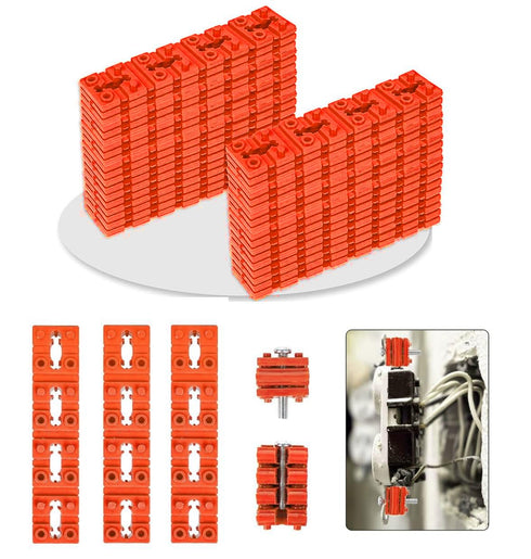 Switch and Receptacle Spacer Outlet Spacers for Electrical Box, 100pcs Electrical Outlet Spacers Shims Socket Electrical Box Extender Outlet Space...