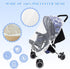 South to East Mosquito Net for Stroller, Baby Bug Netting with Storage Bag, Breathable & Portable Mosquito Nets for Strollers, Car Seat, Bassinet,...