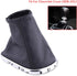 Gear Shift Stick Cover,Black with Chrome Frame PU Leather Car Gear Shift Knob Cover Gaiter Boot Replacement for Cruze 2008-2012...