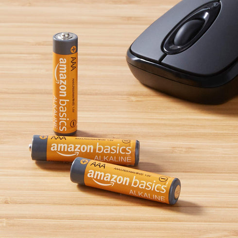 Amazon Basics AAA Alkaline High-Performance Batteries, 1.5 Volt, 10-Year Shelf Life, 20 count...