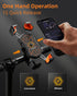 ROCKBROS Bike Phone Holder Mount for 4.5''-7.1'' Phones, Quick Release Handlebar Clamp, 360 Rotatable Motorcycle Mount...