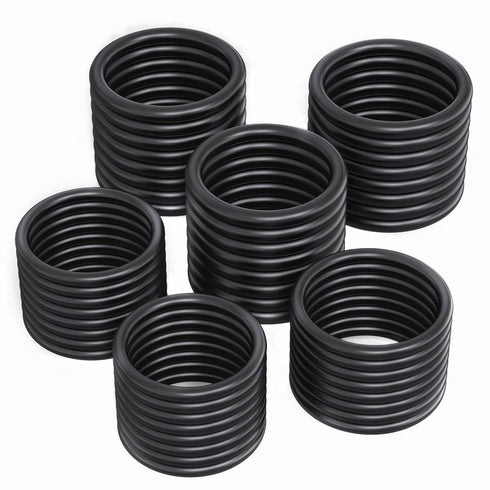 O Ring Kit, 48 Pcs Rubber O-Ring Assortment Kit, Plusmart 6 Sizes 55/64" ~ 1-1/16" Washer Gasket Set for Pressure Washer, Plumbing Sealing Repair,...