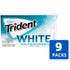 Trident White Wintergreen Sugar-Free Chewing Gum, 9 Packs of 16 Pieces (144 Total Pieces)...