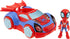 Spidey and His Amazing Friends Glow Tech Web-Crawler Toy Car with Spider-Man Action Figure, Marvel Super Hero Preschool Toys for 3 Year Old Boys a...