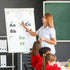 24 Pieces Magnetic Strips Retro Magnetic Border for Classroom Whiteboard Bulletin Board Decorative Magnetic Strips with Adhesive Magnetic Borders ...