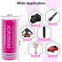 26650 Rechargeable Battery 3.7V 6800mAh Flat Top 2 Pack 26650 Batteries for LED Flashlight Headlamp...