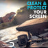 Wave Away Sonar & GPS Screen Cleaner with Micro Fiber Cloth for Boating & Fishing - Improves Clarity and Protects Screens - Spray, Wipe, Shine - 1...