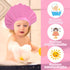 Baby Shower Cap, Adjustable Toddler Hair Washing Shield Shower Cap for Kids Washing Hair Shower Visor Bath Cap for Eye and Ear Protection (Pink)...