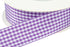 Gingham Ribbon, 1 Inch 25 Yd, Plaid Checkered Ribbon with Woven Edge, for DIY Crafts, Flower Bouquet Wrapping Home Decoration (Purple)...
