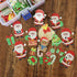 Set of 48 Wafer Edible Cupcake Toppers Christmas Paper Cake Decoration...