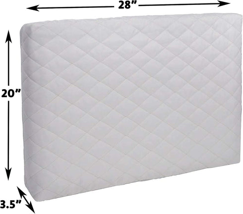 ALPINE HARDWARE American Owned Indoor Window AC Covers Double Insulation Air Conditioner Cover (White, 28" x 20" x 3.5")...